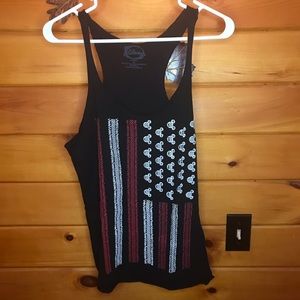 Mickey Mouse American Flag Tank